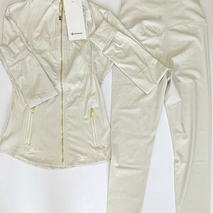 lululemon athletica White Women's Leggings Set